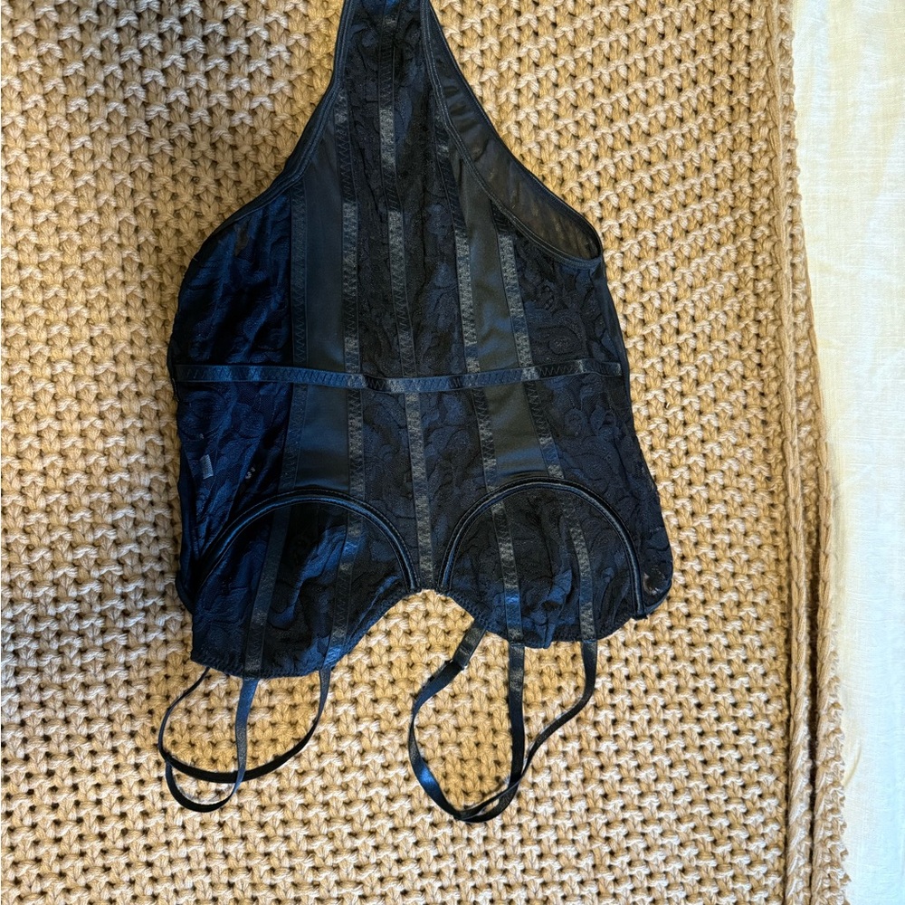 Black Lace Bustier